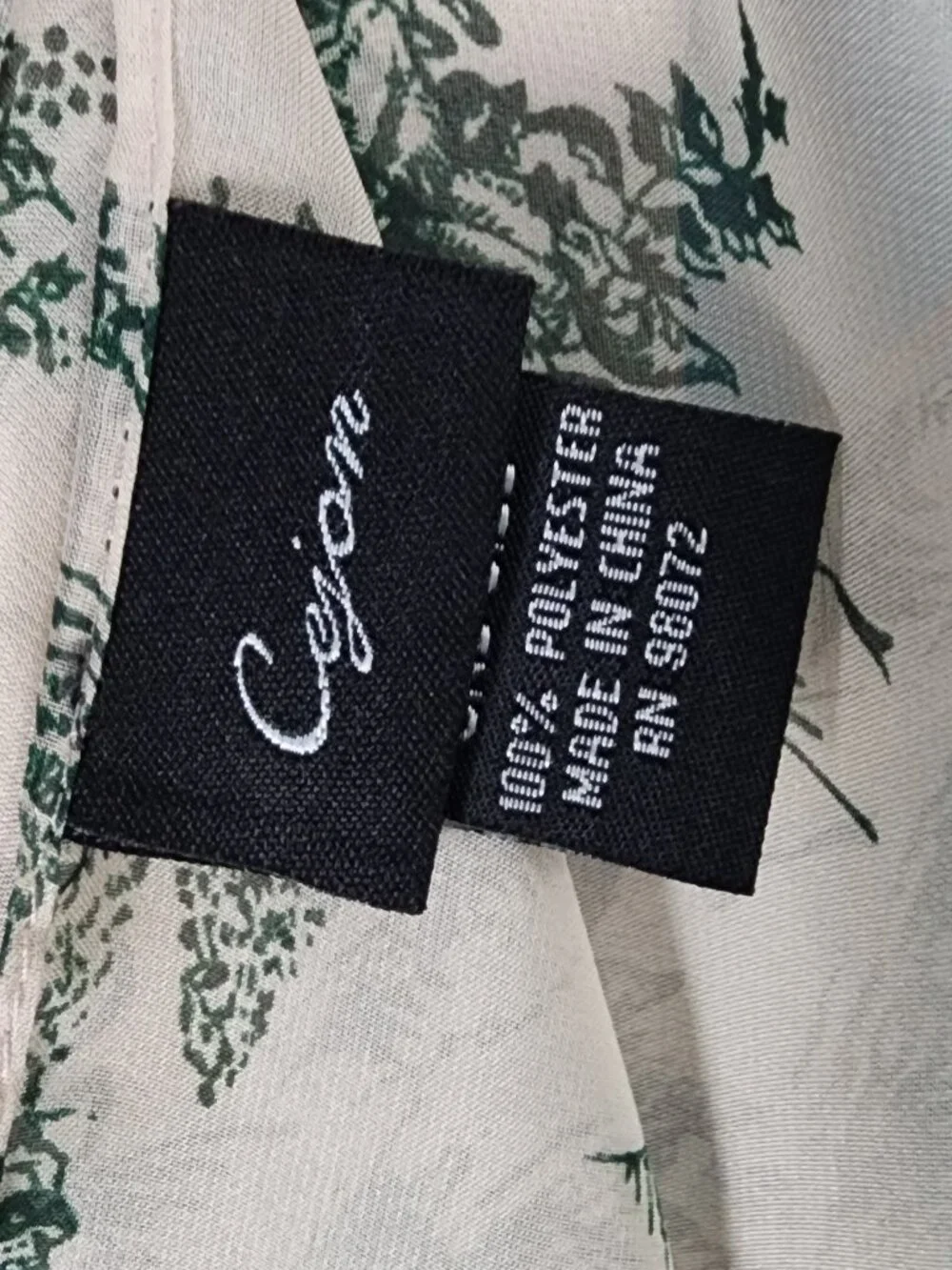 2/$15 Cejon Lightweight Christmas Scarf - Small Size - Picture 5 of 7
